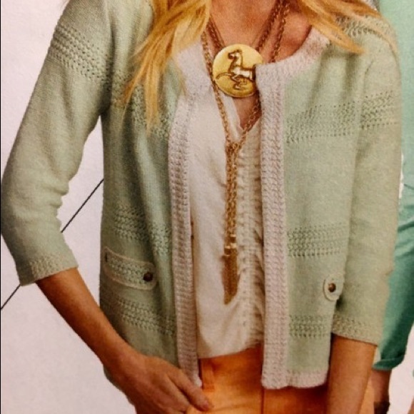 Cabi Mint Green Society Cardigan - Picture 9 of 9